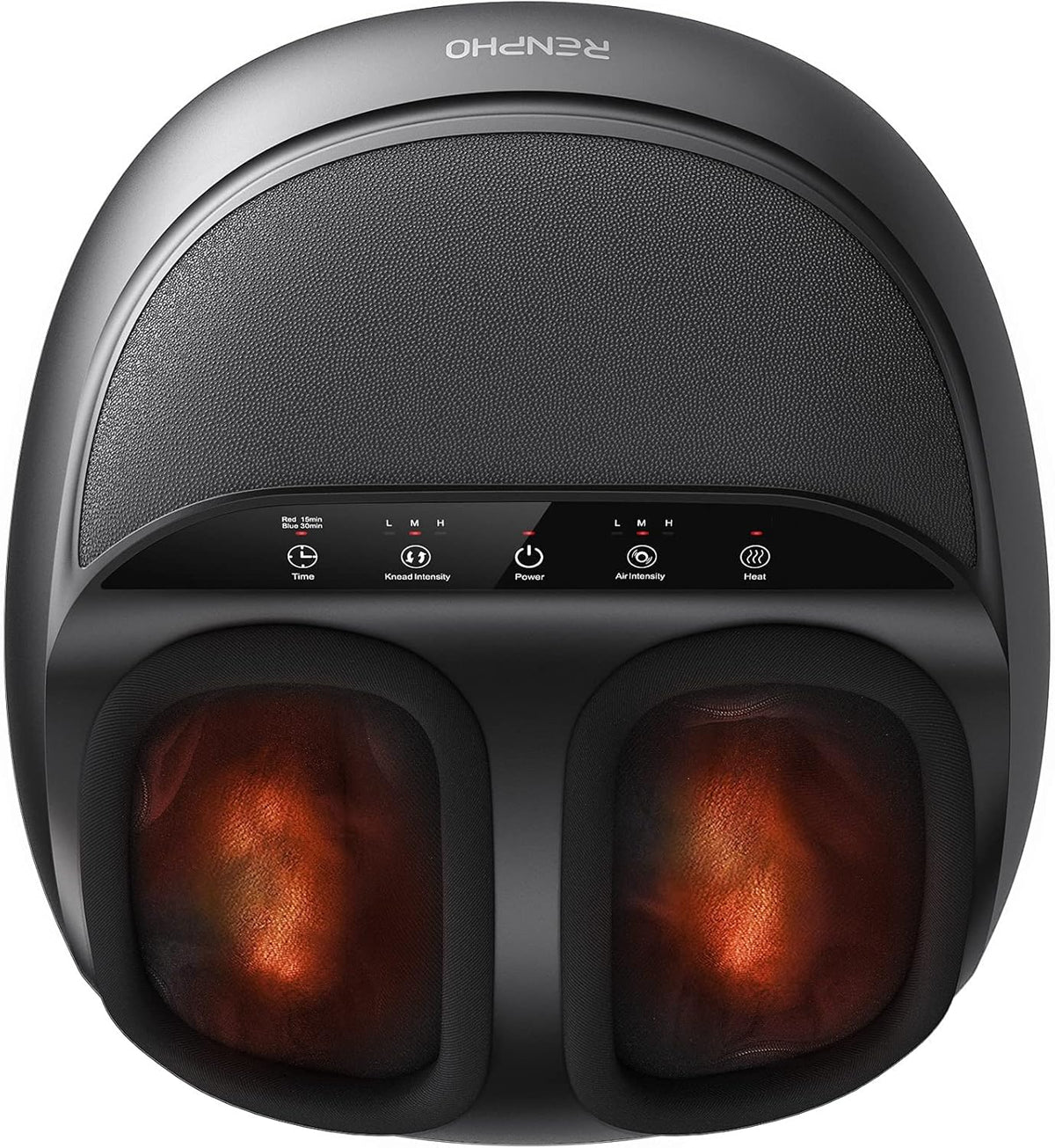 Full Foot Massager with Heat, Deep Shiatsu for Plantar Fasciitis