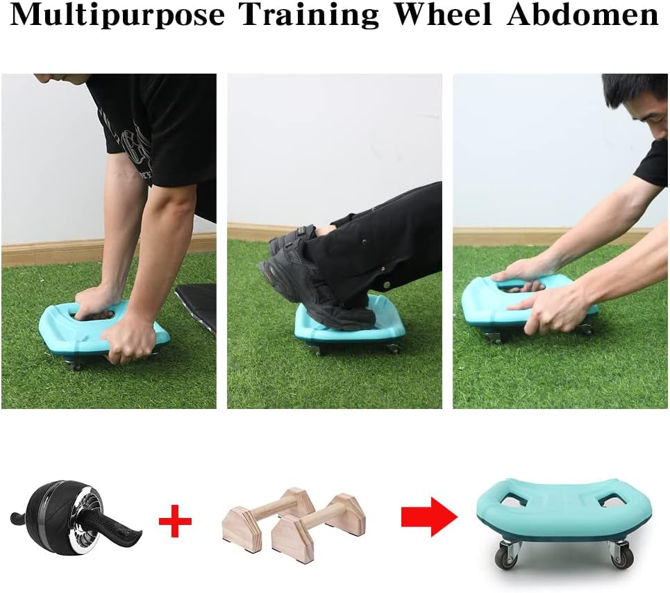 Ab Roller for Ab Workout, Ab Roller Wheel Exercise Equipment for Core Workout, Ab Wheel Roller for Home Gym, Ab Workout Equipment for Abdominal Exercise