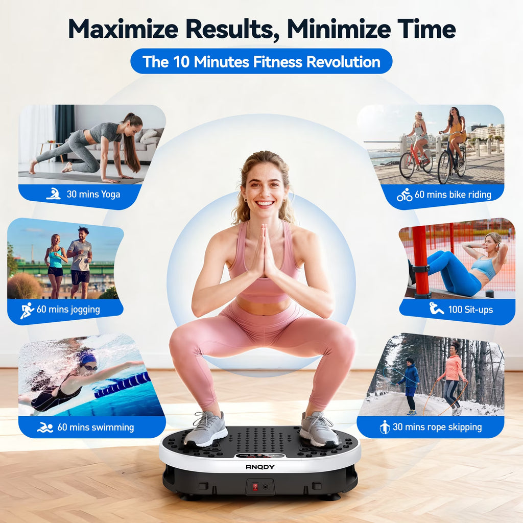 Vibration Plate Exercise Machine Vibrating Plate for Home Gym Exercise Equipment