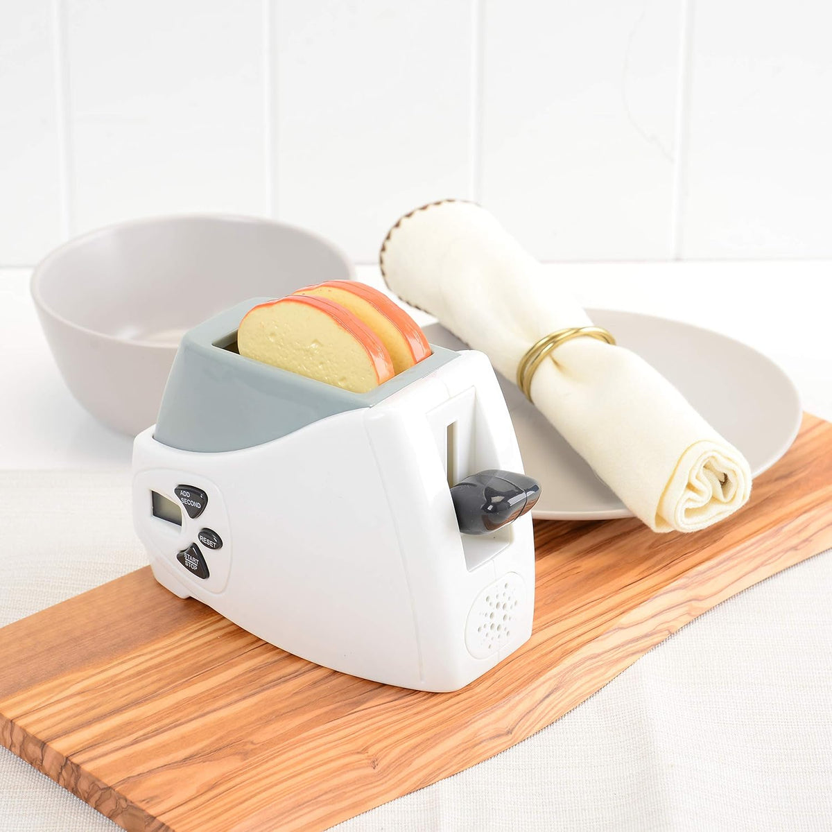 Coffee Maker Toy and Play Toaster with Pop up Toast, Developmental Toddler Toys, Ages 3 Years and Up
