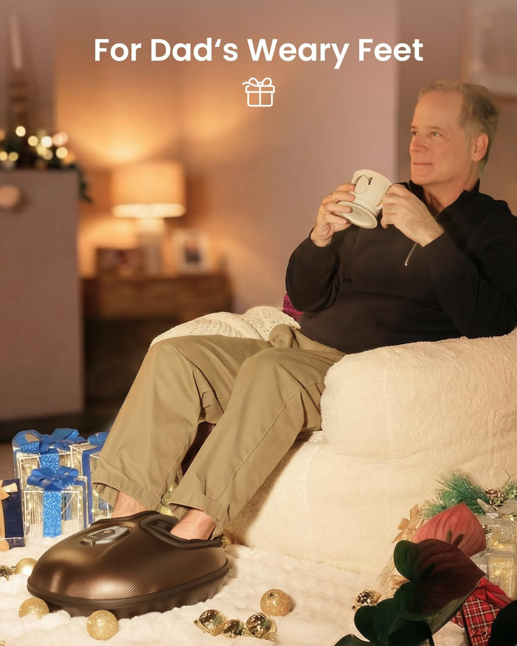 Foot Massager with Heat, Birthday Gifts for Women, FSA Eligible HSA