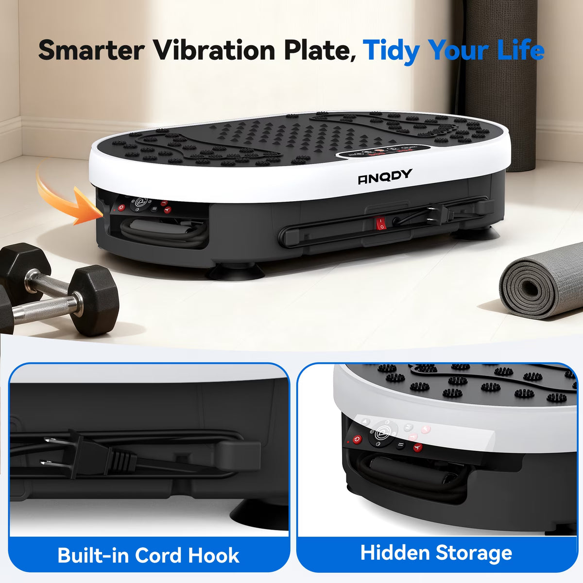 Vibration Plate Exercise Machine Vibrating Plate for Home Gym Exercise Equipment