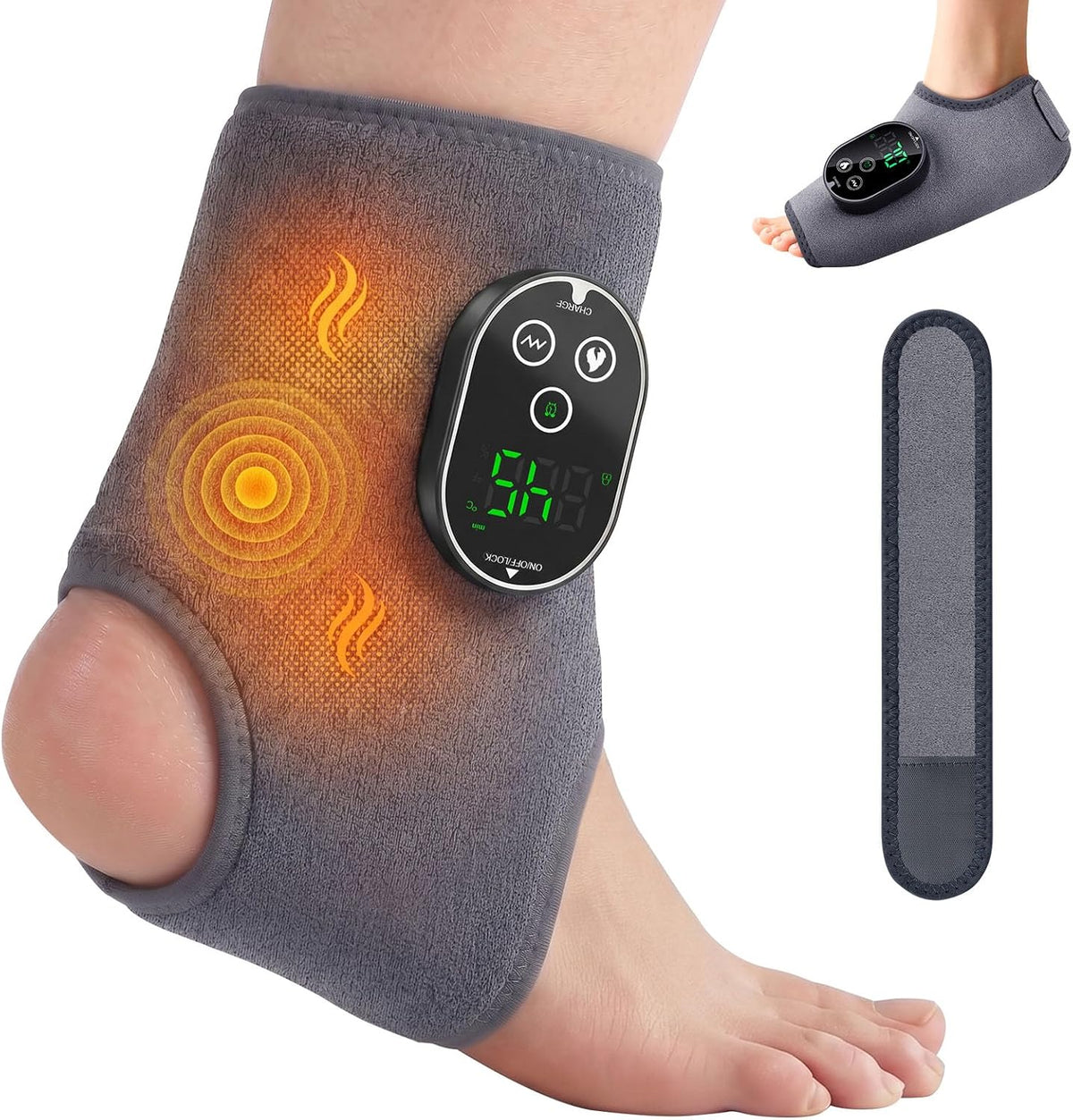 Cordless Foot and Ankle Massager for Neuropathy Plantar Fasciitis - 1 Pcs