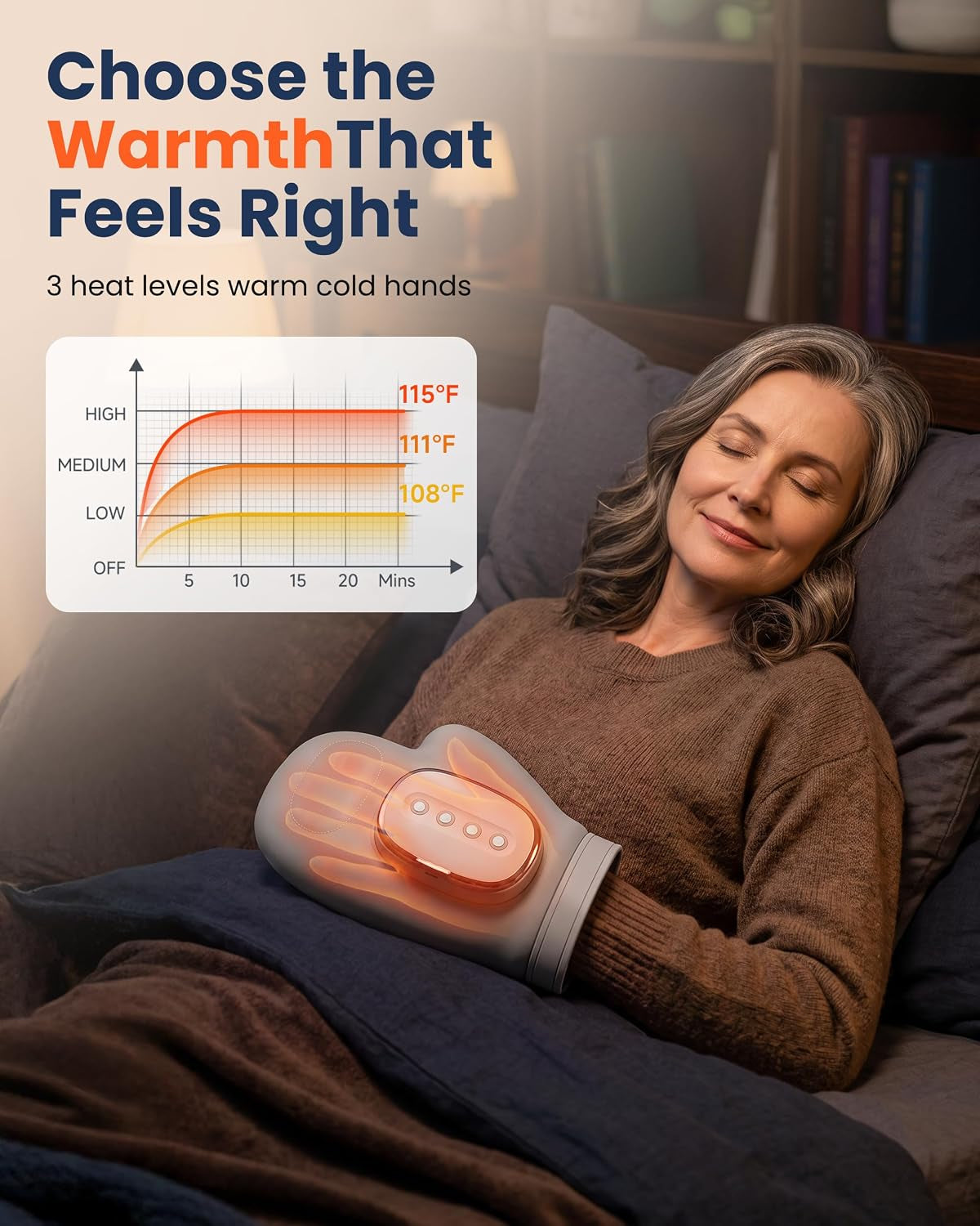 Hand Massager with Heat and Compression for Arthritis Carpal Tunnel