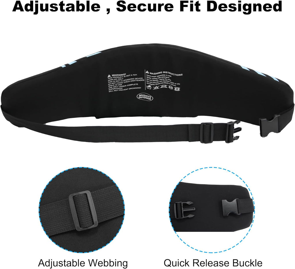 Flotation Swim Belt for Adults,Pool Exercise Equipment for Adults,Fitness Deluxe,Flotation Swimming Belt,Pool Weights for Water Exercise,Water Aerobic Equipment