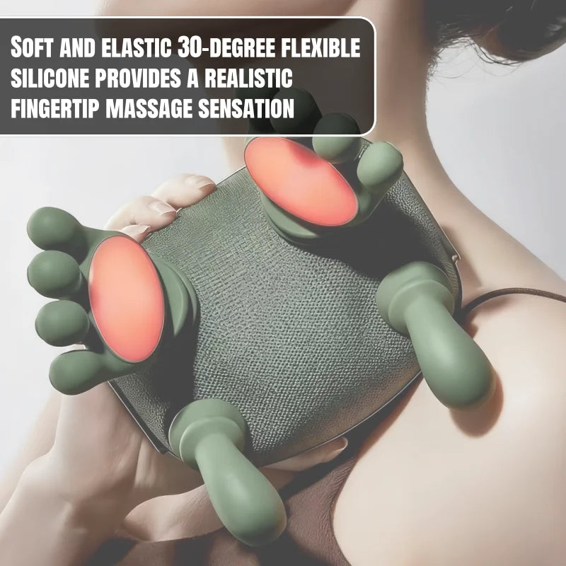 Neck Massager 2025 Electric Shoulder & Cervical Massage Deep Tissue Body Massager Almost Real Person Massager