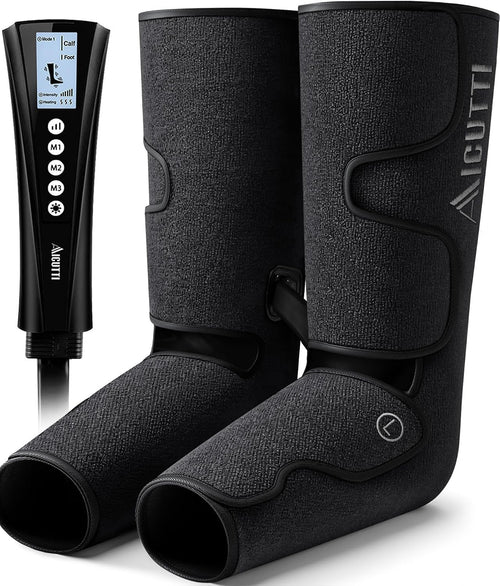 Air Compression Full Leg Massager with Heat - Gifts for Men Women Mom Dad