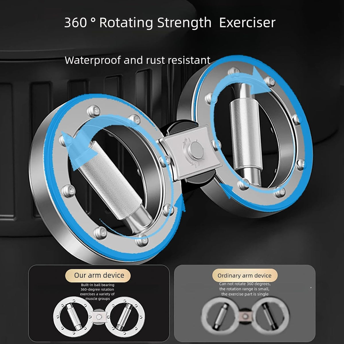 12Lb Spinning Rotator Burn Machine, Arm Exercise Equipment