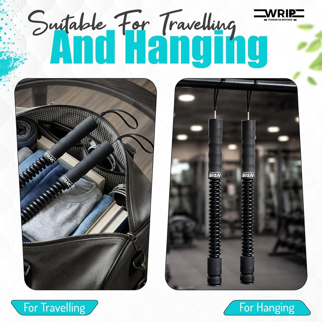 Ropeless Battle Ropes Weighted, Home Gym Equipment, Fat Burning Cardio, Small Space Exercise Equipment, Shoulder Exercise Stick, Travel Workout Equipment, Arm Workout, Core Strength Training Equipment
